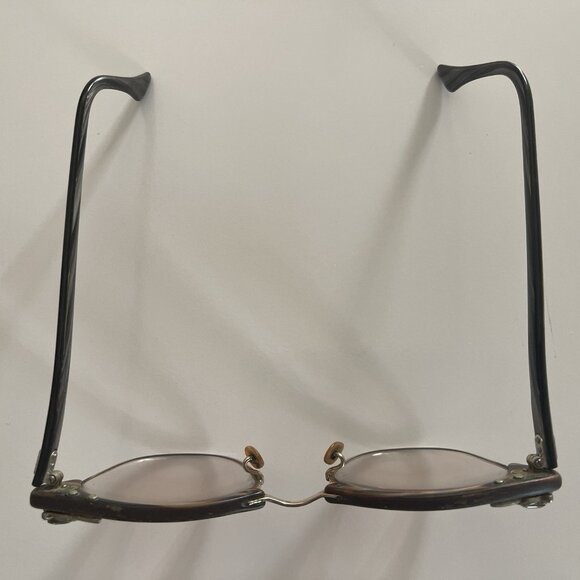 Vintage 50's Cat Eye Rhinestone FRAMES ONLY S/C 1/10 12k Gold Filled Glasses USA - Picture 10 of 16